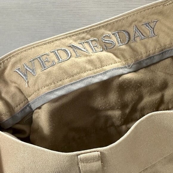Bonobos Pants Mens 32 Wednesday Chino Straight Leg Tan Cotton Flat Front Pockets - Picture 9 of 11